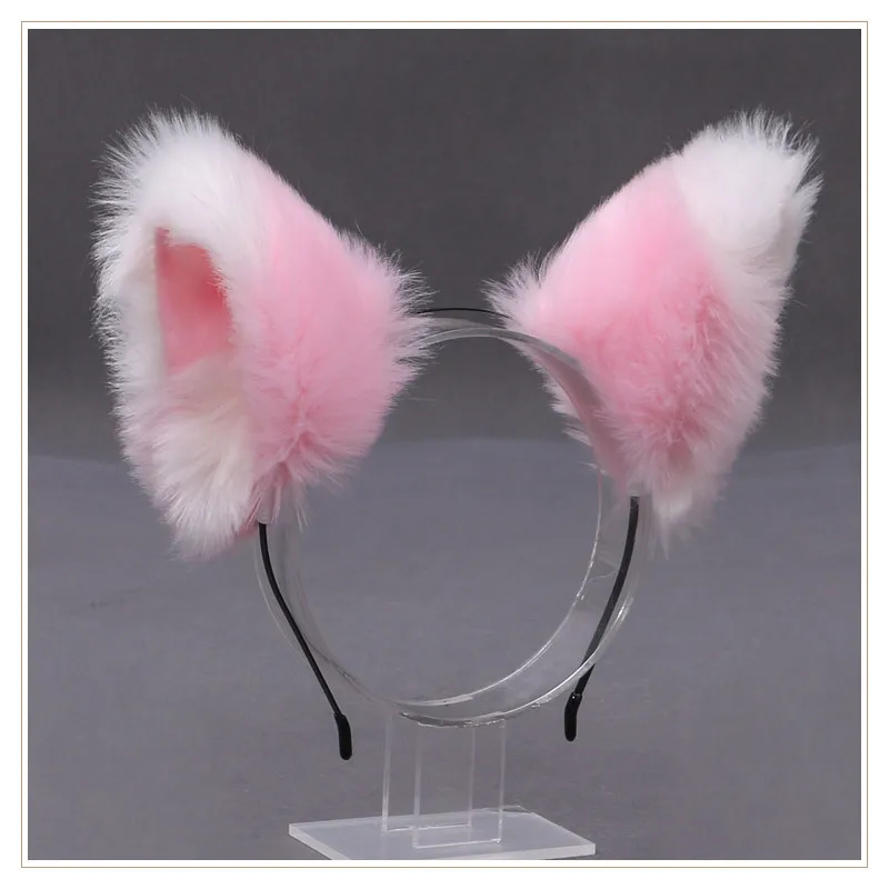 Cosplay&ware Cute Furry Animal Beast Ears Headwear Cat Fox Ear Cosplay Soft Girl Plush Lolita Hair Accessory Anime Props -Zentai shop online H504eba4df4344d288d30cc032d167e11F.jpg