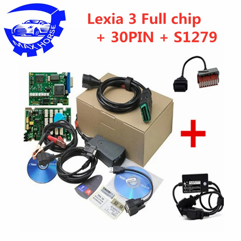 Лидер продаж серийный 921815C с полным чипом Lexia 3 PP2000 Diagbox 7 83 76 Lexia3 V48 V25 + PSA 30 Pin сканер