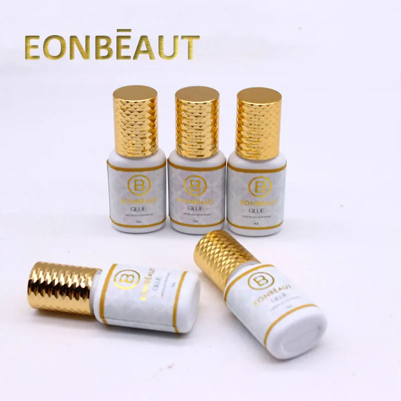 5 бутылочек клей для ресниц EONBEAUT низкий запах наращивания профессиональный