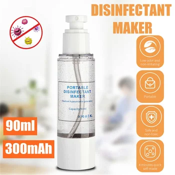 

84 Disinfection Water Electrolytic Generator Sodium Hypochlorite Generator Disinfectant Liquid Making Machine Clean Air Spray