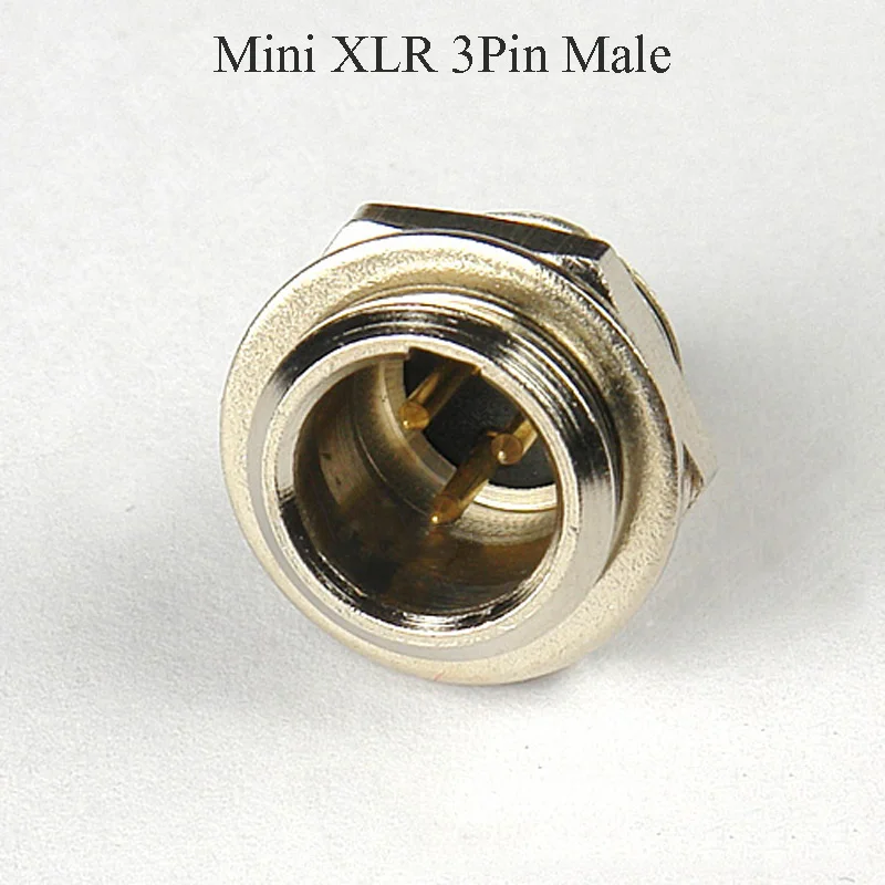 Мини XLR 3-контактный 4-контактный разъем 3P 4P панель штекер-гнездо |