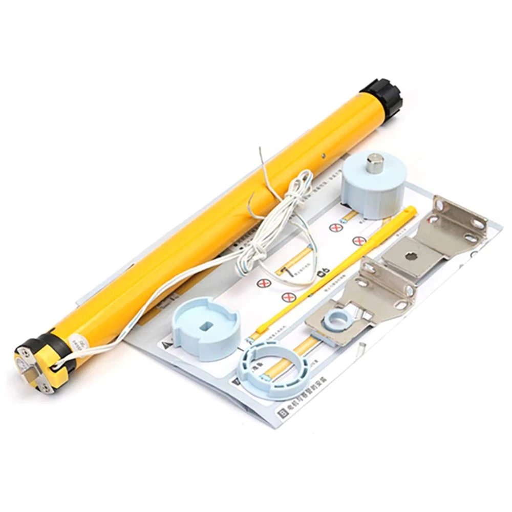 

11W DC 12V 25mm DIY Electric Roller Blind Sun Protection Tubular Curtain Motor Kit For Shadow Blinds Hand Tools