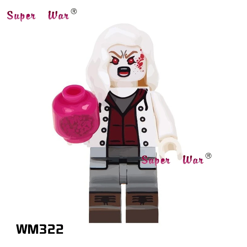 WM322 50 шт. тематическая серия ужасов Хэллоуин детская игра Beeteljuice BILLY Black Friday Джейсон, Фредди зомби строительный блок детская игрушка - Цвет: WM322