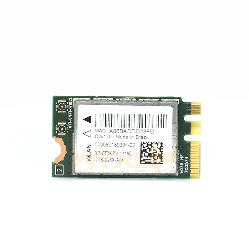 Беспроводная WLAN-карта Qualcomm Atheros QCNFA335 QCA9565 адаптер NGFF 2 4G Bluetooth V4 WIFI для Dell DW1707 Мбит/с