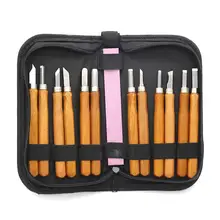 12 шт., скульптурные ножи для резьбы по дереву, набор инструментов для резьбы по дереву, набор ножей для резьбы по дереву, набор керамических глин, набор ручных инструментов