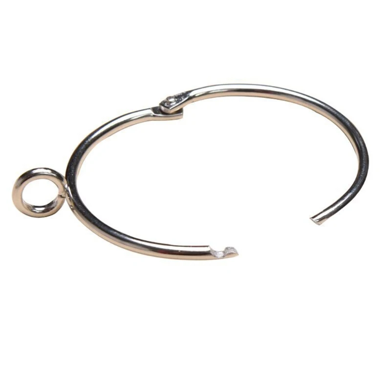 Description Picture 6 of itemMetal Openable Curtain Rings Clips Rustproof Vintage Decorative Drapery Curtain Rods Hangers Rings 1.5 Inch Inner Diameter