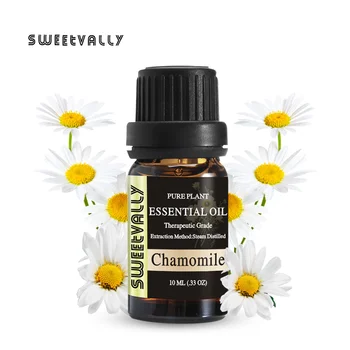 

Sweetvally Chamomile10ml Water-soluble Flower Fruit Essential Oil Relieve Stress for Humidifier Fragrance Lamp Air Aromatherapy