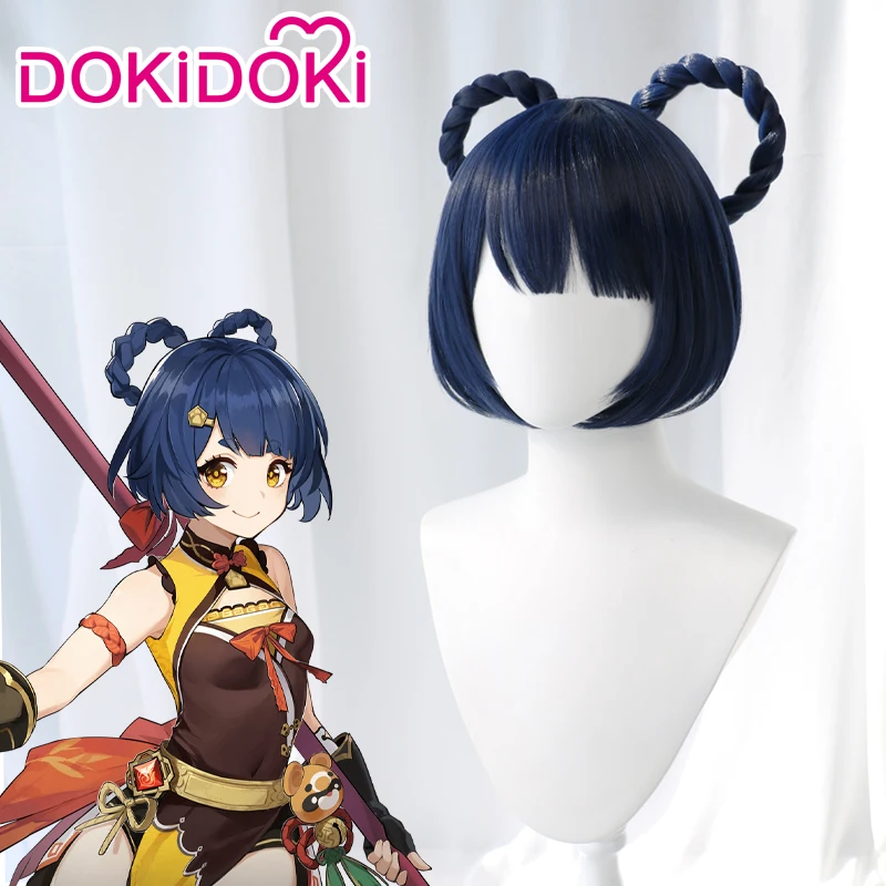 Парик для косплея Хэллоуина DokiDoki Game Genshin Impact Xiang ling| |