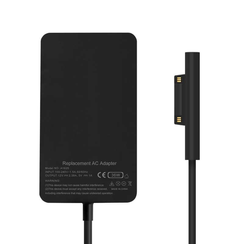 Выпуск 36 Вт microsoft Surface Pro 3/4/5 Зарядное устройство 12V 2.58A с USB Порты и разъёмы 5V 1A
