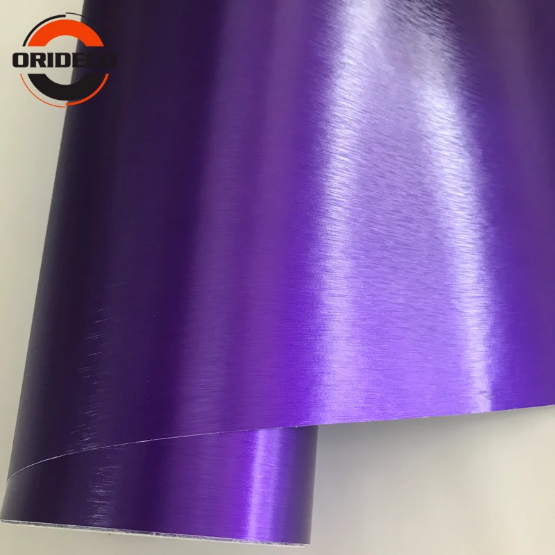 purple brushed metallic vinyl car sticker 2