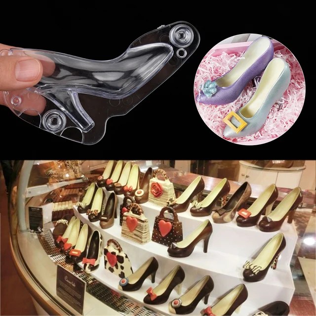 High Heel Shoe Cake Decorating Mold Tools Chocolate Candy Sugar Paste Fondant Mold DIY 3D Cake Mold Baking Tools for Kitchen 6