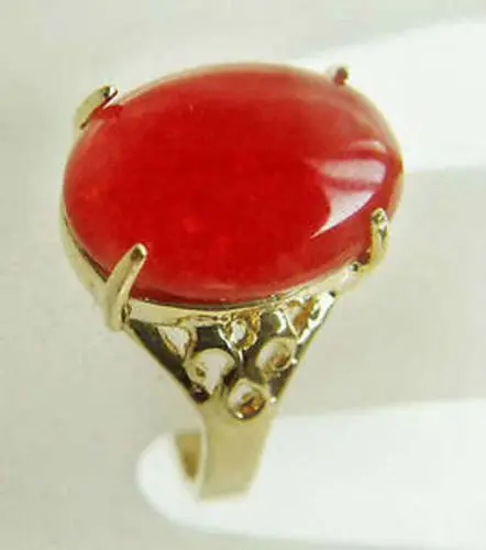 shipping&gt &gt&gt&gtbeautiful gold plate red stone ring 7 8 9 10# 5.24 | Украшения и аксессуары