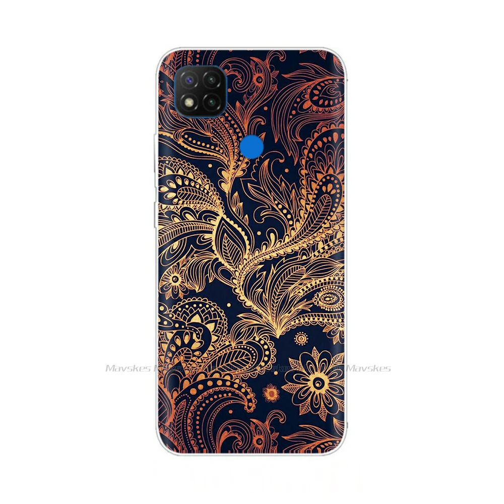 case for xiaomi For Xiaomi Redmi 9C NFC Case Soft TPU Silicon Phone Back Cover for Redmi 9C Case redmi9c 9 C Printed Etui Bumper Fundas Coque xiaomi leather case chain Cases For Xiaomi