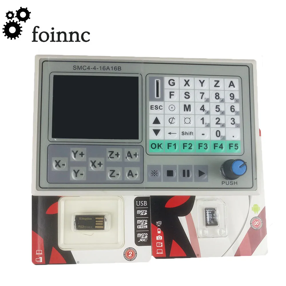 US $127.30 Offline CNC controller 50KHZ CNC 4 Axis Breakout Board Carving Control System Engraving Machine Control SMC4416A16B SHAOGECNC