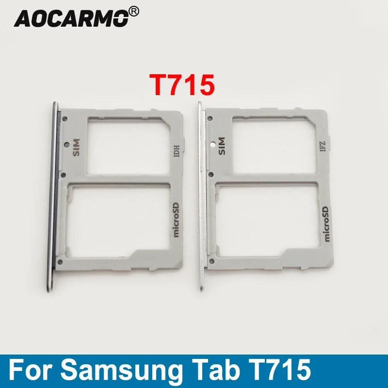 

Aocarmo For Samsung GALAXY Tab S2 8.0 T715 T715C 4G MicroSD Sim Card Tray Slot Replacement Part