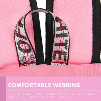 

Fashion USB Charging Nylon with Lock Anti Theft School Bag Travel Backpack Teenagers Both Shoulders Leisure Backpack Hiking