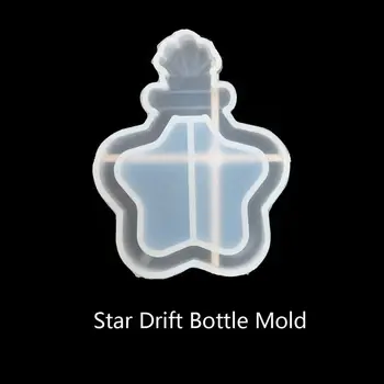 

New Handmade Quicksand Pendant Ice Cream Resin Silicone Mold Jewelry Making Tool