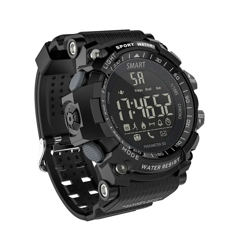 EX16 Smart Watch Sport Pedometer Wristband IP67 Waterproof Bluetooth V4.0 Clock Long Standby Camouflage Outdoor Smartwatch | Электроника