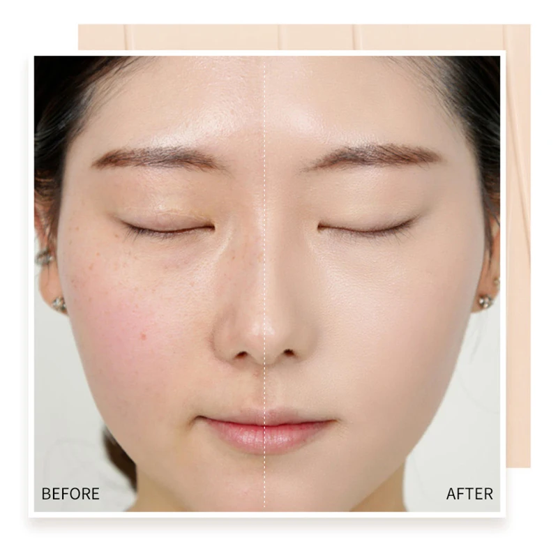 24 Hours Moisturizing Breathable Air Cushion BB CC Cream Whitening Oil Control Concealer Holding Makeup with Mushroom Puff TSLM1