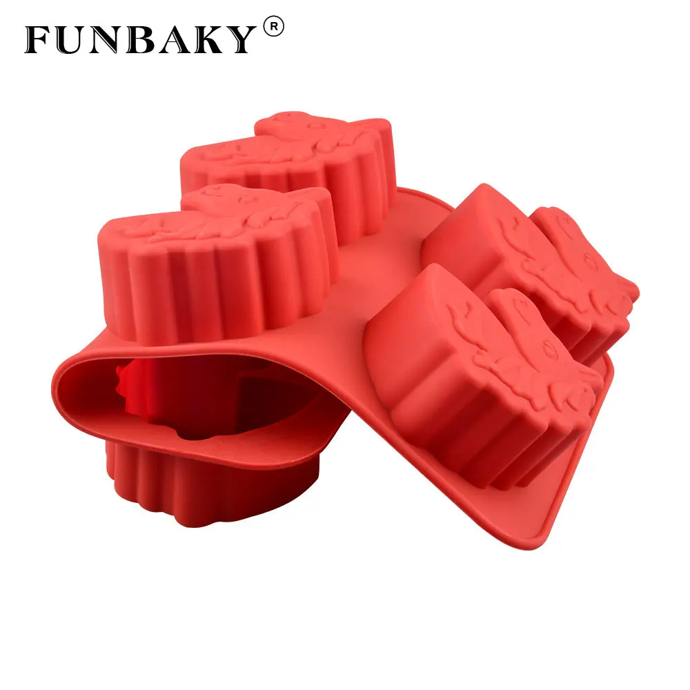 Силиконовые 3d формы FUNBAKY для шоколада форма украшения тортов выпечки инструмент