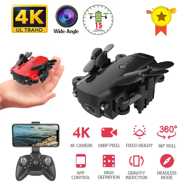 $US $15.86  RC WiFi FPV Drones 4K Wide-angle Camera RC Helicopter 1080P HD Camera Quadcopter Aircraft Quadrocop