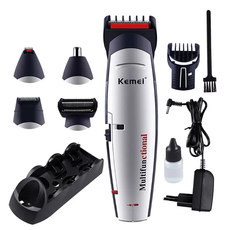 

new 5 in 1 Hair Clipper Electric Shaver Cleaning Brush Nose Face Care Cutting Machine Hair Trimmer