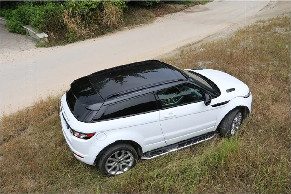 Для Land Rover Range Rover Evoque 2012- алюминиевый сплав серебристый верх Рейлинги на крышу стойки боковые полосы украшения отделка автомобильные аксессуары