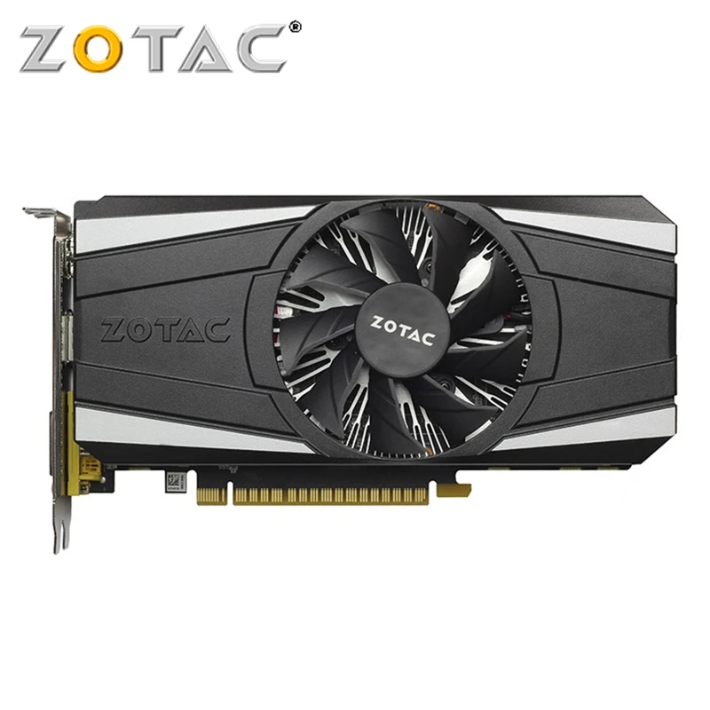 ZOTAC Original GTX1050-2GD5 Thunder GPU Video Card 128Bit GP107 GTX 1050 2GB GDDR5 Graphics Cards Map Geforce GTX 1050 Used gpu computer