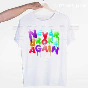 

Never Broke Again T-shirt O-Neck Short Sleeves Summer Casual Fashion Unisex Men and Women Tshirt