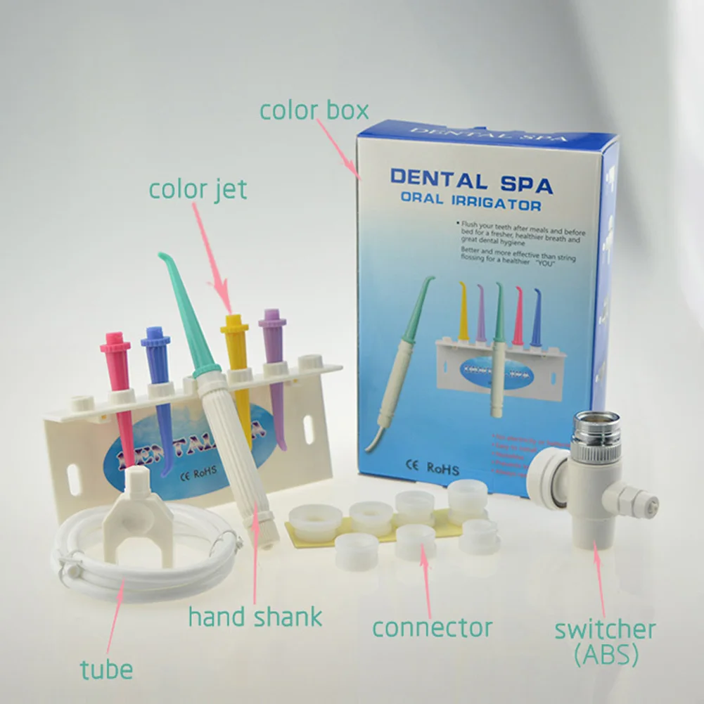 Мощный легко установить гигиенический очиститель зубов Уход за зубами бесшумное удаление пятен струи воды стоматологический спа ирригатор для полости рта