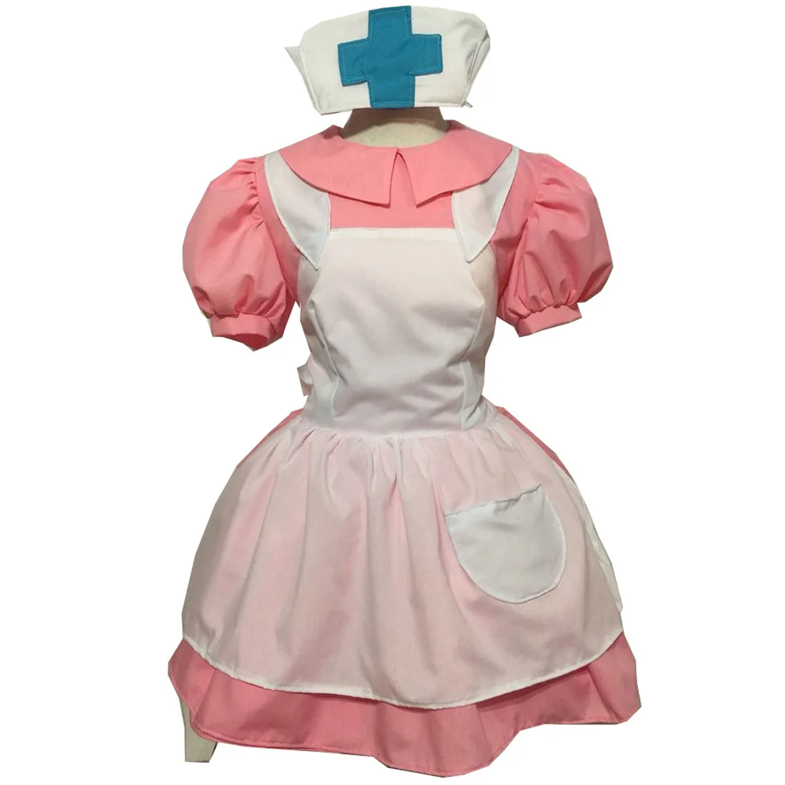 2021 Nurse Joy Cosplay Costume Dress Adult Women's Halloween Clothing Custom Made | Тематическая одежда и униформа
