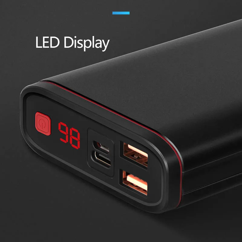 20000mAh power Bank Быстрая зарядка для Iphone PD QC3.0 светодиодный дисплей Внешняя батарея зарядное устройство для Xiaomi samsung power bank