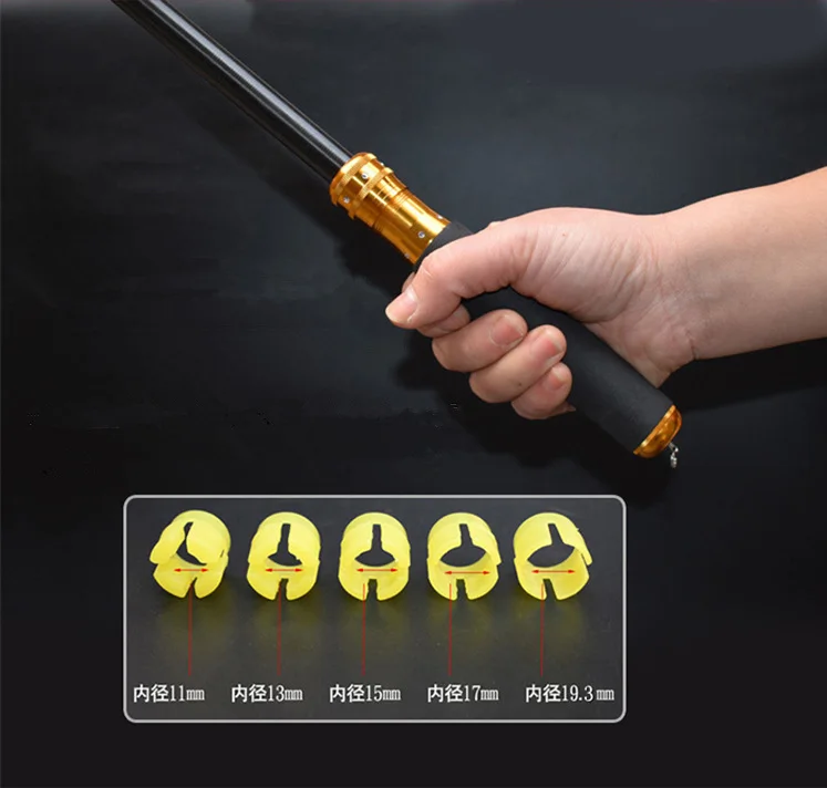Rompin Universal replaceable fishing rod handle grip Aluminum Alloy & EVA Stream Fishing Rod Handle Kit DIY Rod Change