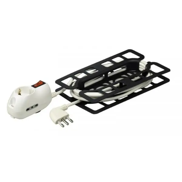 Удлинитель 3635DB с 2 розетками 10/16A и 1 розеткой schuko-белый цвет BTICINO S_0006_3248407 | Дом сад