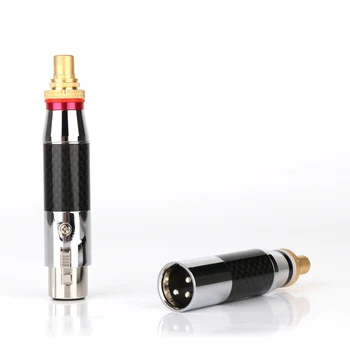 

2Pcs hi-end XLR Male/Female to RCA FEMale Socket Adapter Balanced Cable Plug Phono XLR to RCA Female Socket Adapter connector