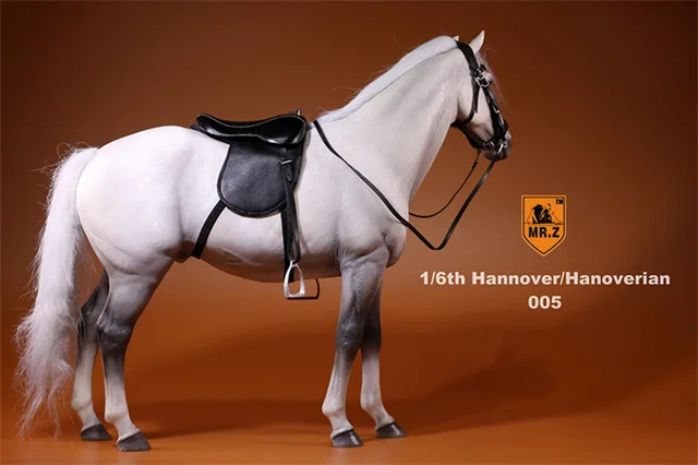 Mr.Z 1/6 Germany Hanover Horse Figure Steed Mount Animal Model Collector Toy Model Desktop Ornaments Decoration Dolls Kids Gifts 5