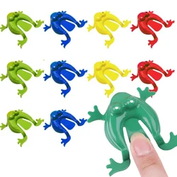 10 peça salto sapo tangle fidget brinquedo objet satisfaisant anti estresse para crianças legal material aniversário engraçado presente