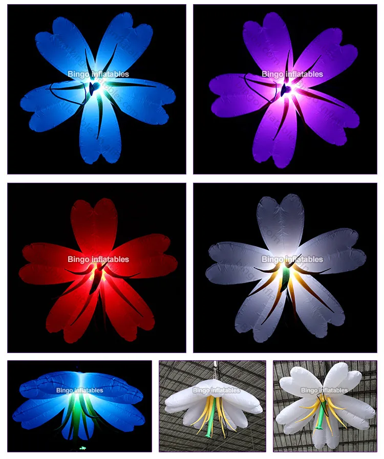 BG-A0861-19X-Inflatable lighting Lily flower_2