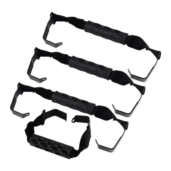 

82215523 82215524 4Pcs Front&Rear Top Roof Roll Bar Grab Handles Fit For Jeep Wrangler JL Gladiator JT 2018 2019 2020