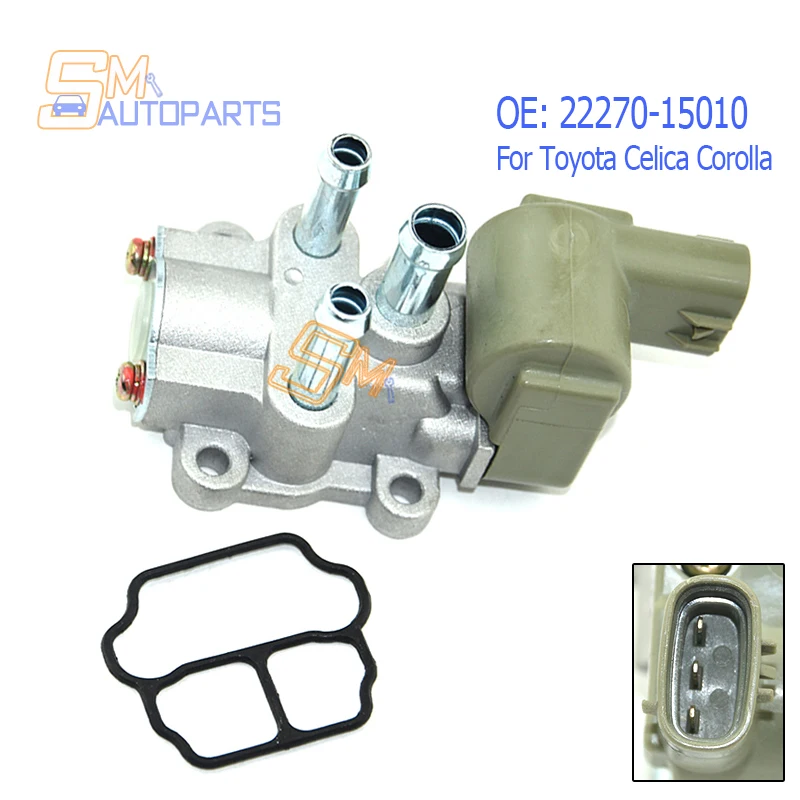 Новый Клапан контроля холостого хода 22270-15010 для Asuna Geo Prizm Toyota Celica Corolla 22270-74090 22270-74130