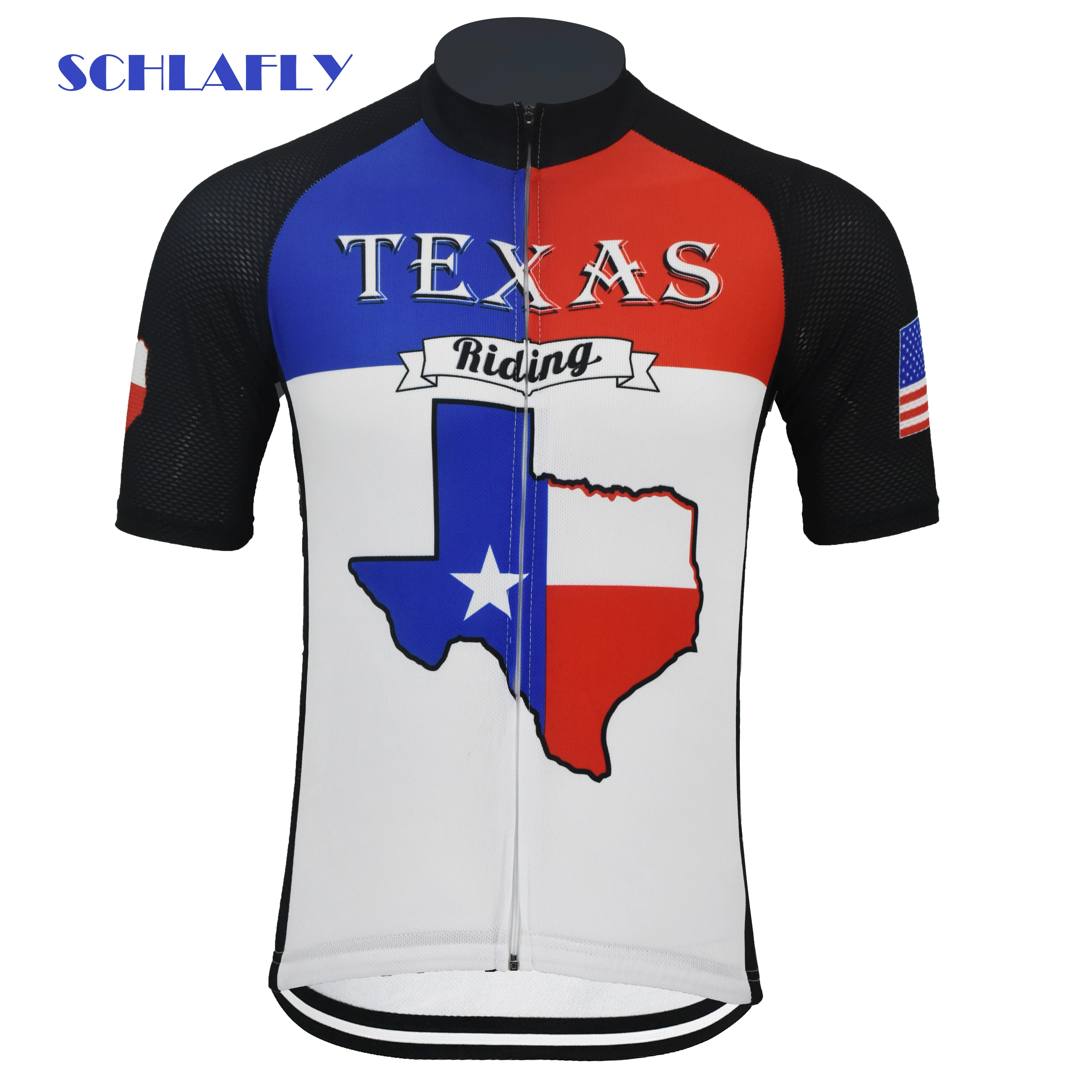 black red and blue jersey