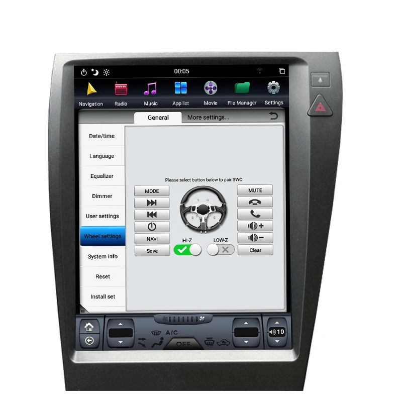 Clearance NAVITOPIA 12.1inch 4G+64GB Tesla Style Vertical Screen Android 8.1 Car DVD GPS Navigation for Lexus ES240 ES350 15