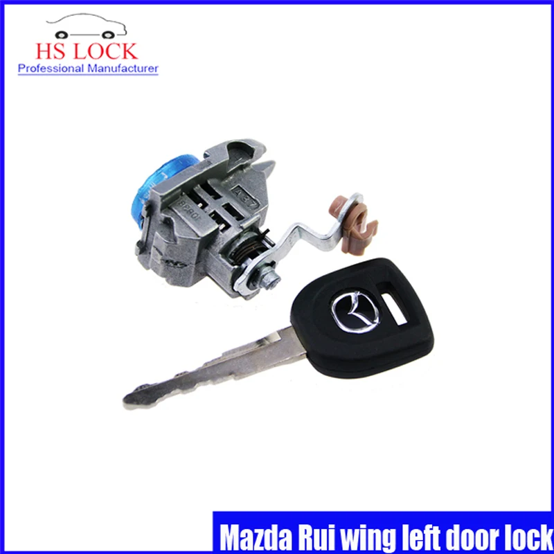 professional Locksmith Supplies Mazda Rui wing left door lock Cylinder With Car Key Locksmith Tools Training Car Lock