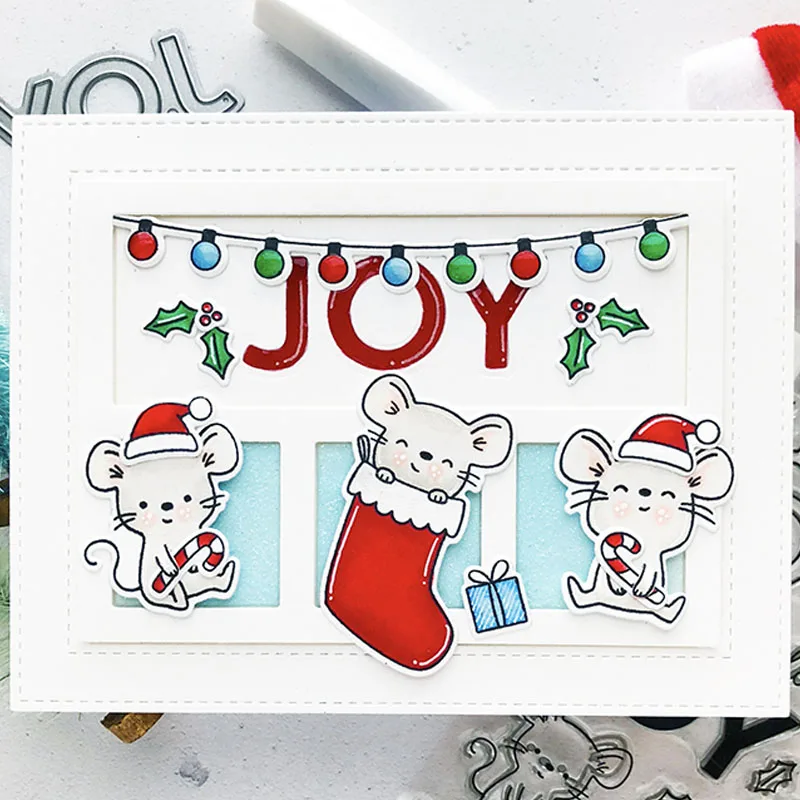 

Merry Christmas Element Happy Animals Transparent Silicone Clear Stamp For Scrapbooking DIY Craft Soft Stamp New2019 Decoratio