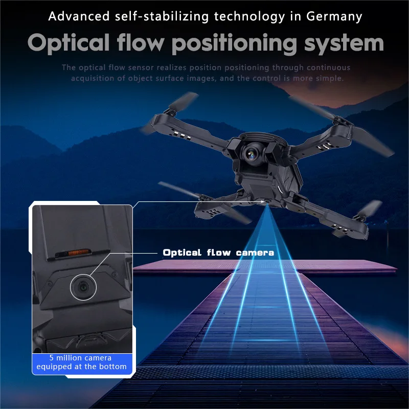 

Smart Profession Optical Flow Positioning Dual Lens 4 K High-definition Drone for Aerial Photography Remote Control Four-axis Ai