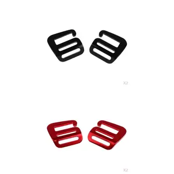 

8 Pack 1 inch Metal Ladder Slider Adjust Lock Buckles for Backpack Straps 25mm Webbing, G Shape Design