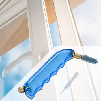 

Multifunctional Colorful Oil Filled Roller Glass Cutter Handheld Wheel Mounted Hand Tool Glass Tile Cutter Random Color Delivery