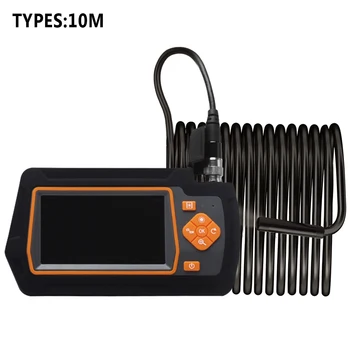 

Home Drain With 6 LED Lights Practical Borescope 1080P HD Industrial Endoscope Rechargeable 4.3inch IPS Screen Snake Camera