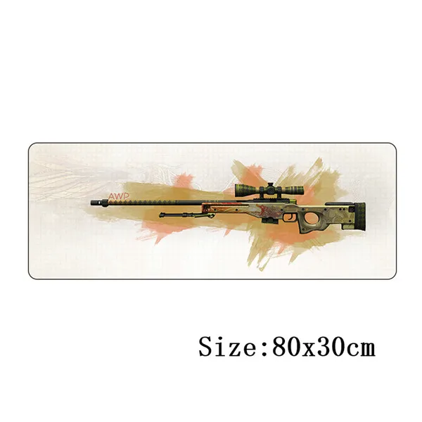 Большой игровой коврик для мыши 800*300*2 для CS GO AWP Dragon lore для CSGO game mousepad XL gamer mause pad locked edge - Цвет: 300x600x2mm