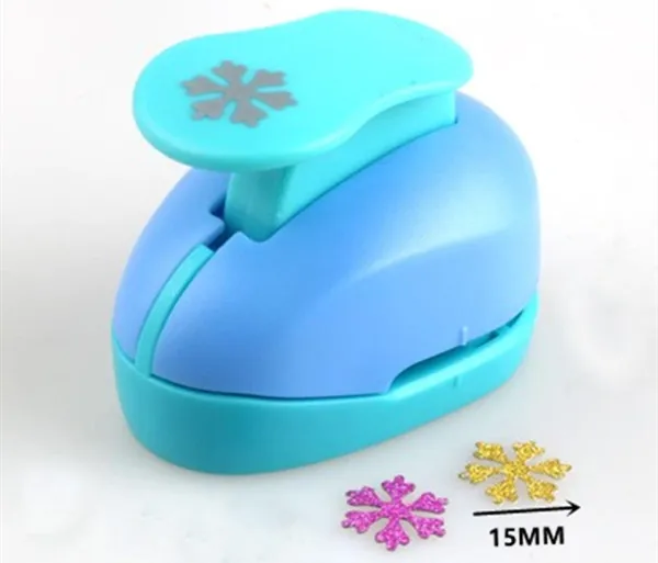 3/", 5/8", ", 1,5", ", 3") снежинка в виде корабля, дырокол для детей, инструменты для поделок, бумага eva, альбом для скрапбукинга, Рождественский дырокол для снега - Цвет: 1pc 15MM new